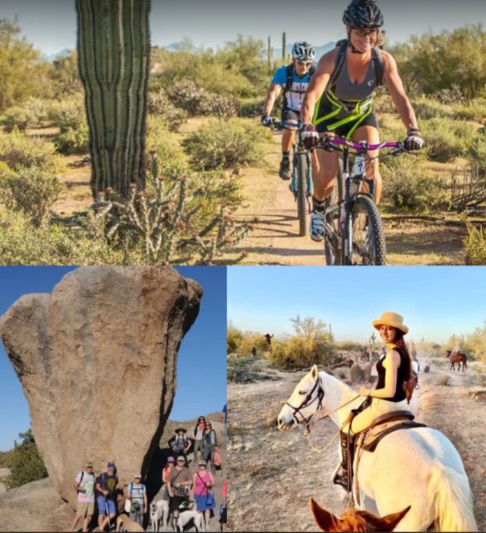 Biking, hiking and horse-back riding trails minutes from the front door!