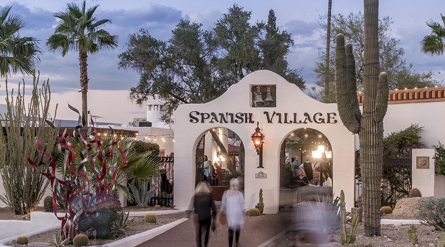 Shop and dine at the historic Spanish Village in Carefree/Cave Creek.