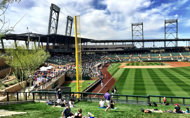 See your favorite MLB team for spring training at Salt River Fields, just 25 minutes away.