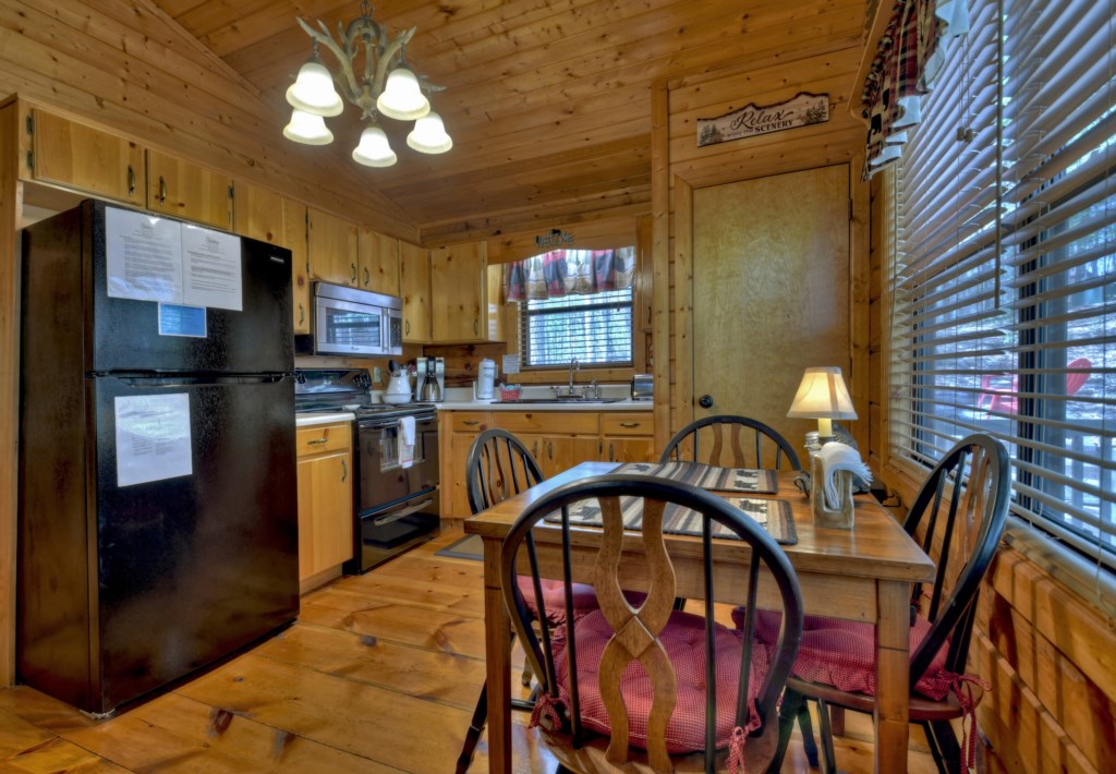 Mountain View Retreat comes with a fully equipped kitchen