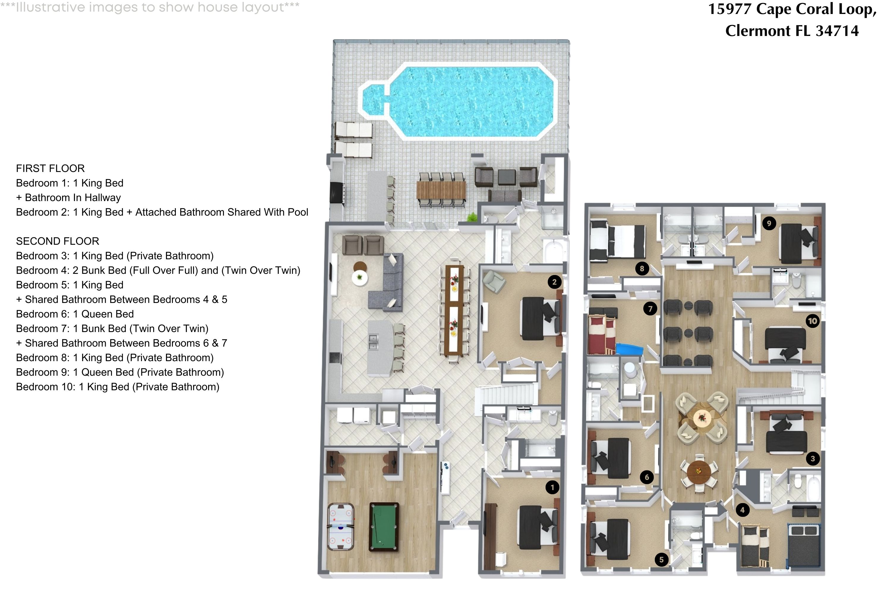 10 bedroom vacation house at Windsor Cay - Image 43