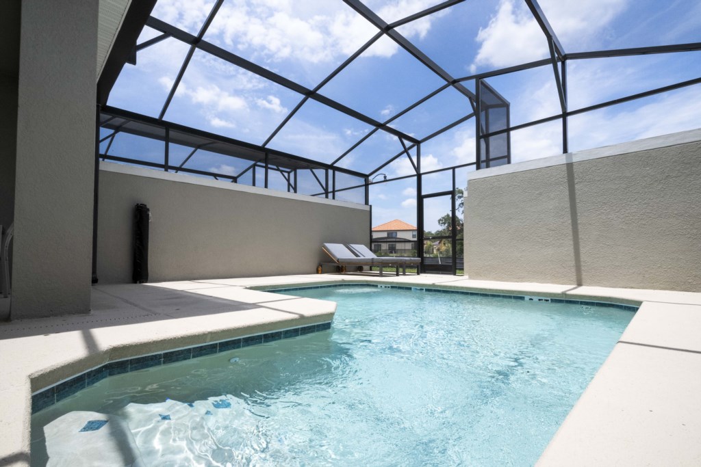 Property private splash pool