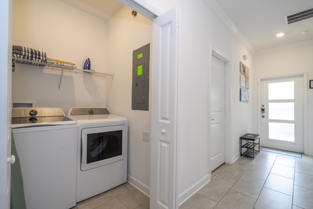 In unit washer and dryer