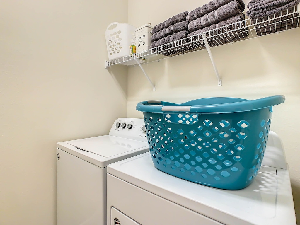 First Floor Laundry room with laundry pods
