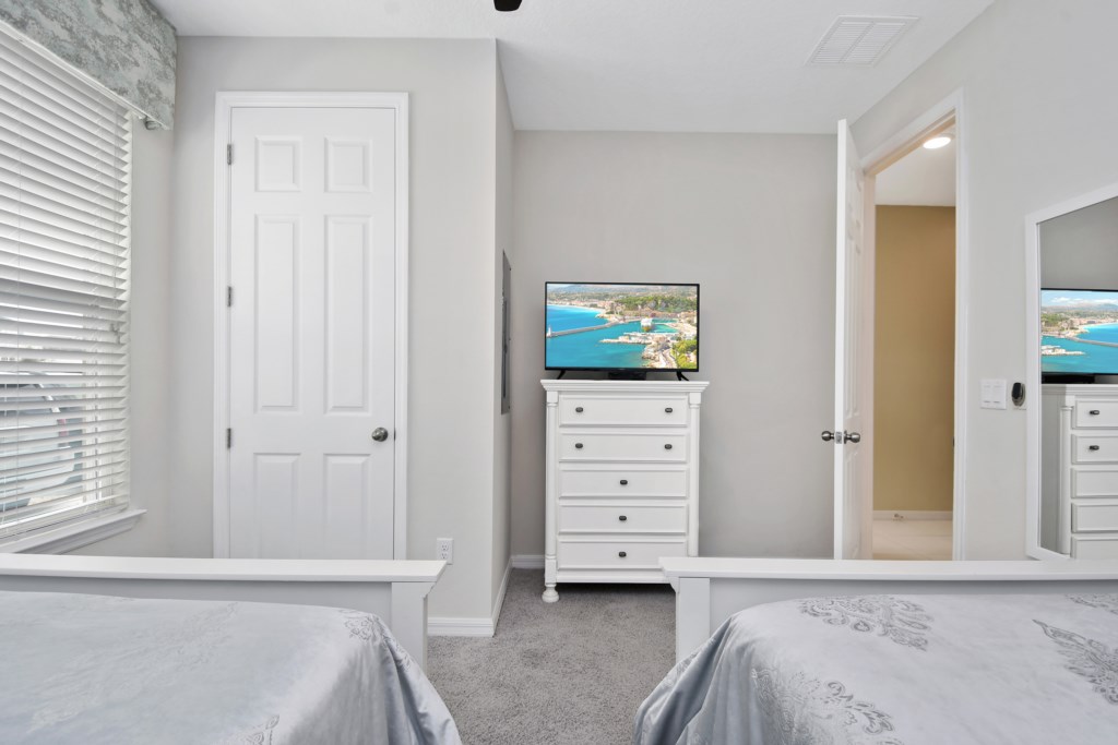 1st Floor Bedroom with flat screen tv