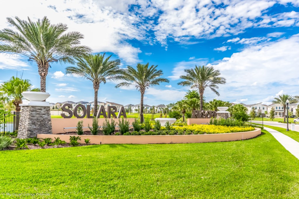 Solara Resort Entrance with 24 hour security