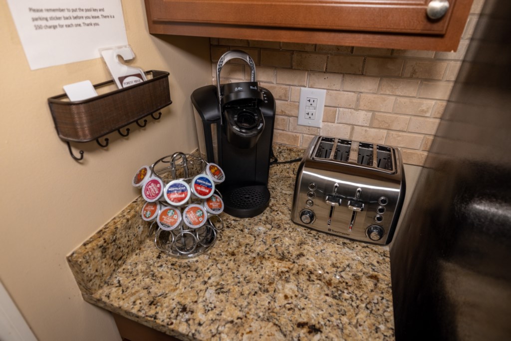 K-Cup Coffee Maker and Toaster