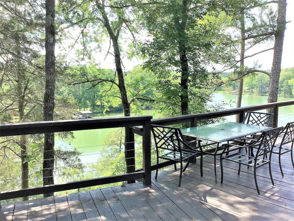 Enjoy views of the lake from our cabin!