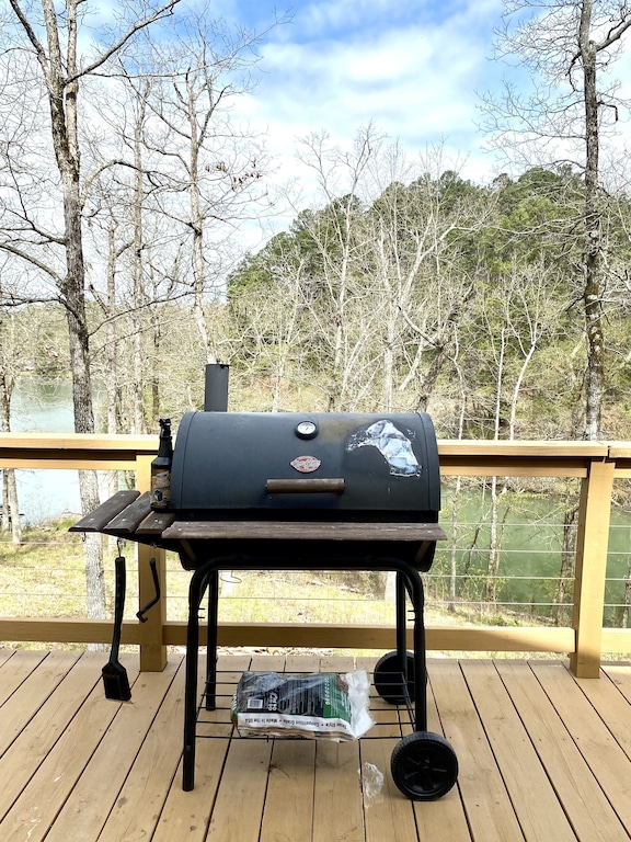 Grill on your own private deck