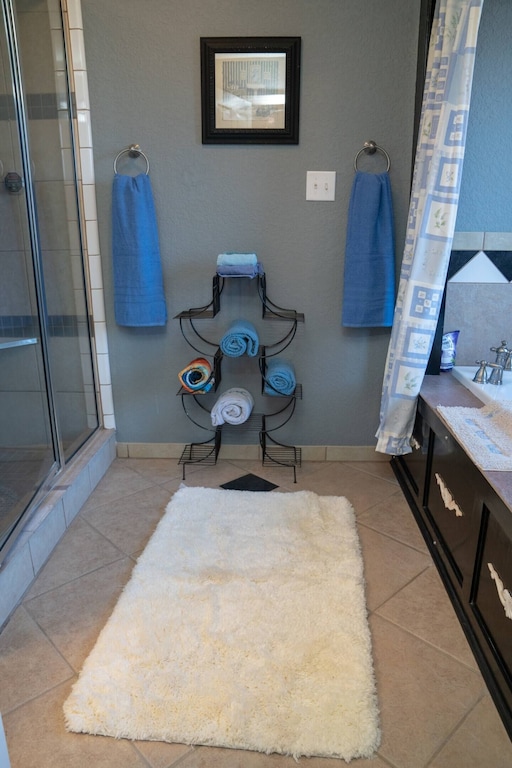 Towel Station in primary bedroom bathroom.