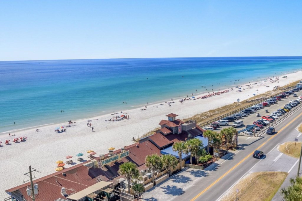 Public Parking Is Available At Pompano Joes