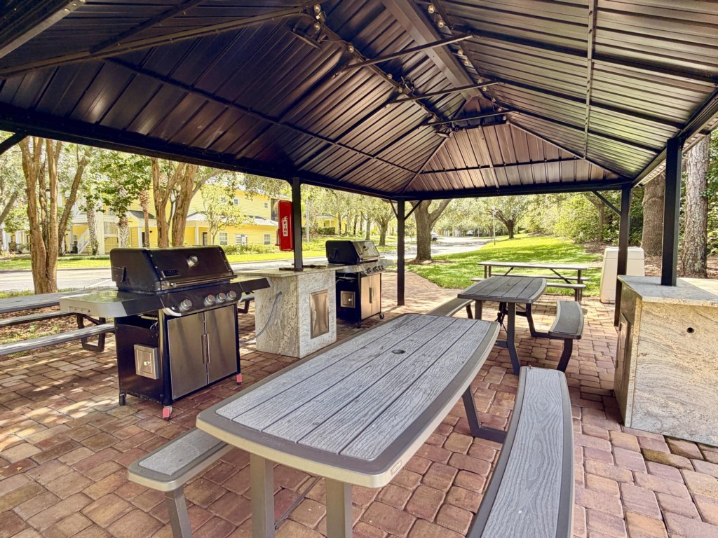 Area for an afternoon BBQ.