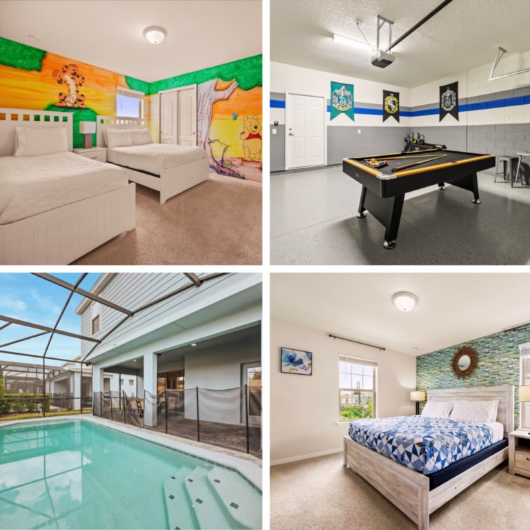 7 BEDS | 6 BATHS GameRoom PoolSpa 2442