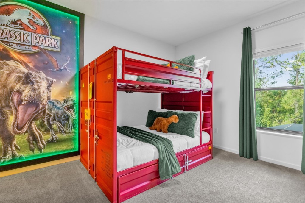 Bedroom 5: 1 Bunk Bed (Full Over Full) + 1 Pull-Out Twin Bed (Private Bathroom)