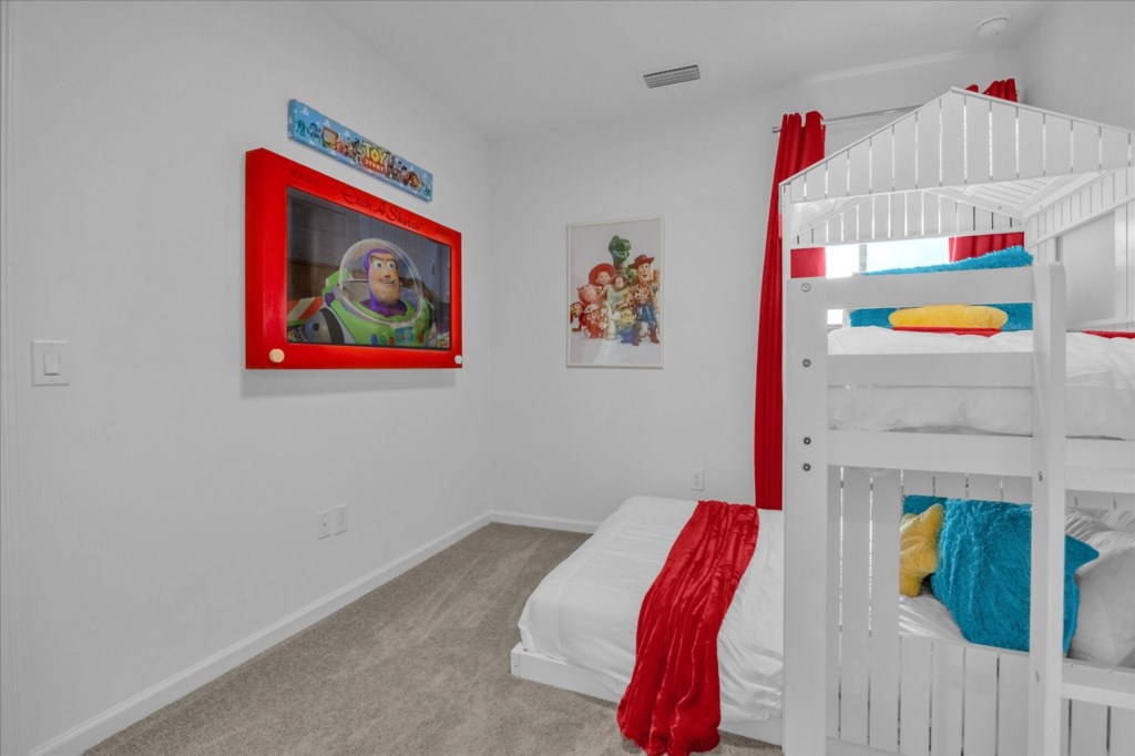 Bedroom 3: 1 Bunk Bed (Twin Over Full) (Private Bathroom)