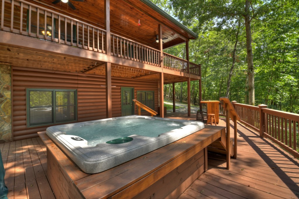 Hot Tub located on the Terrace Level Deck