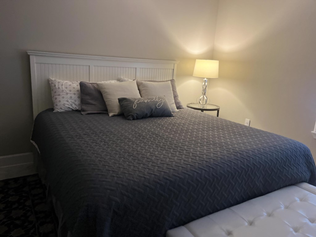 Queen bed- Bedroom 1
