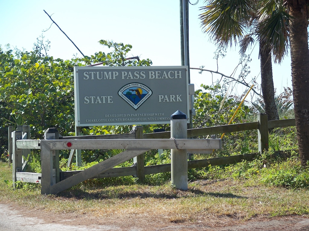 Just a short walk into Stump Pass State Park. Beaches, trails & Kayak/Sup Launch