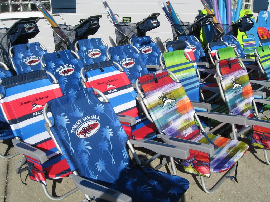 All the beach supply's you could ever need are included in your rental!