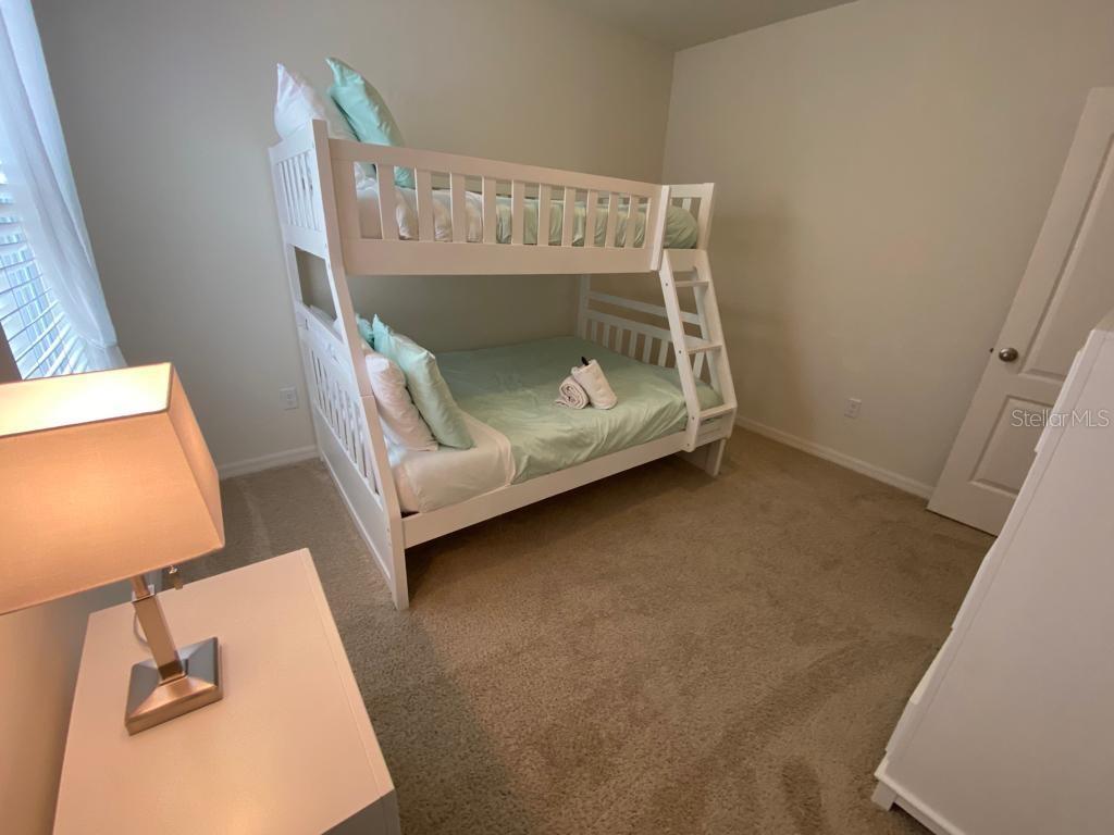 Bunk Room with full bed and twin bed 