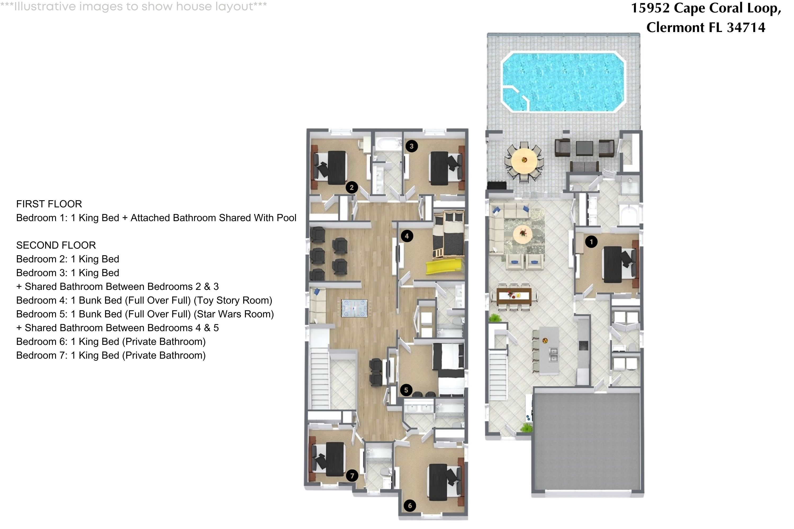 7 bedroom vacation house at Windsor Cay - Image 42