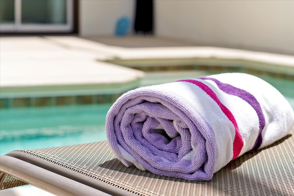 Pool Towels Available for Use in Unit