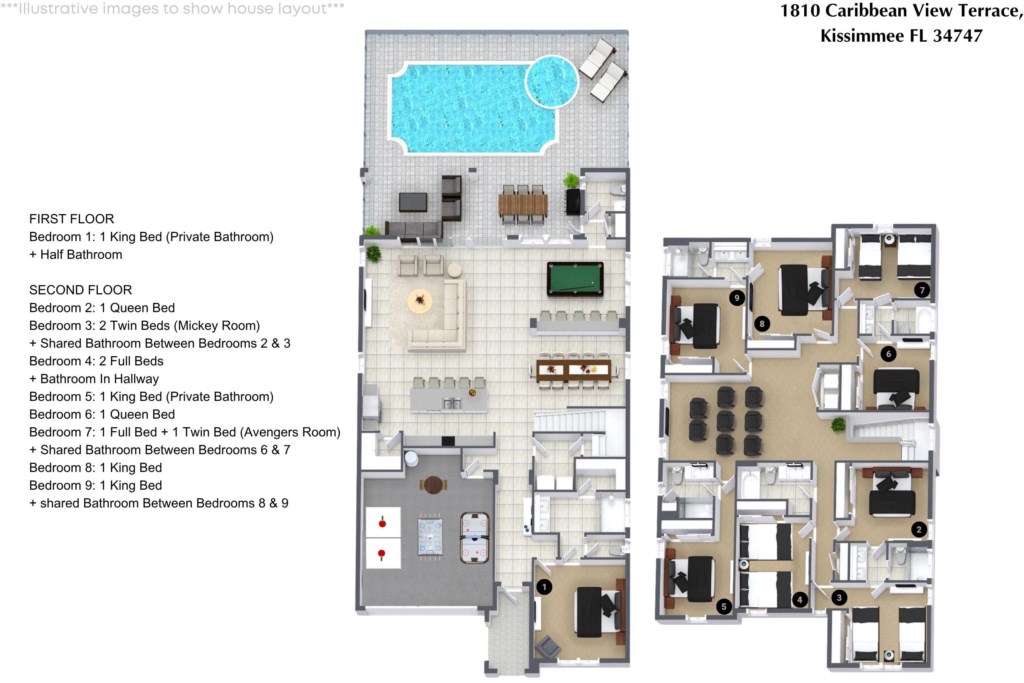 9 bedroom vacation house at Solara Resort - Image 64