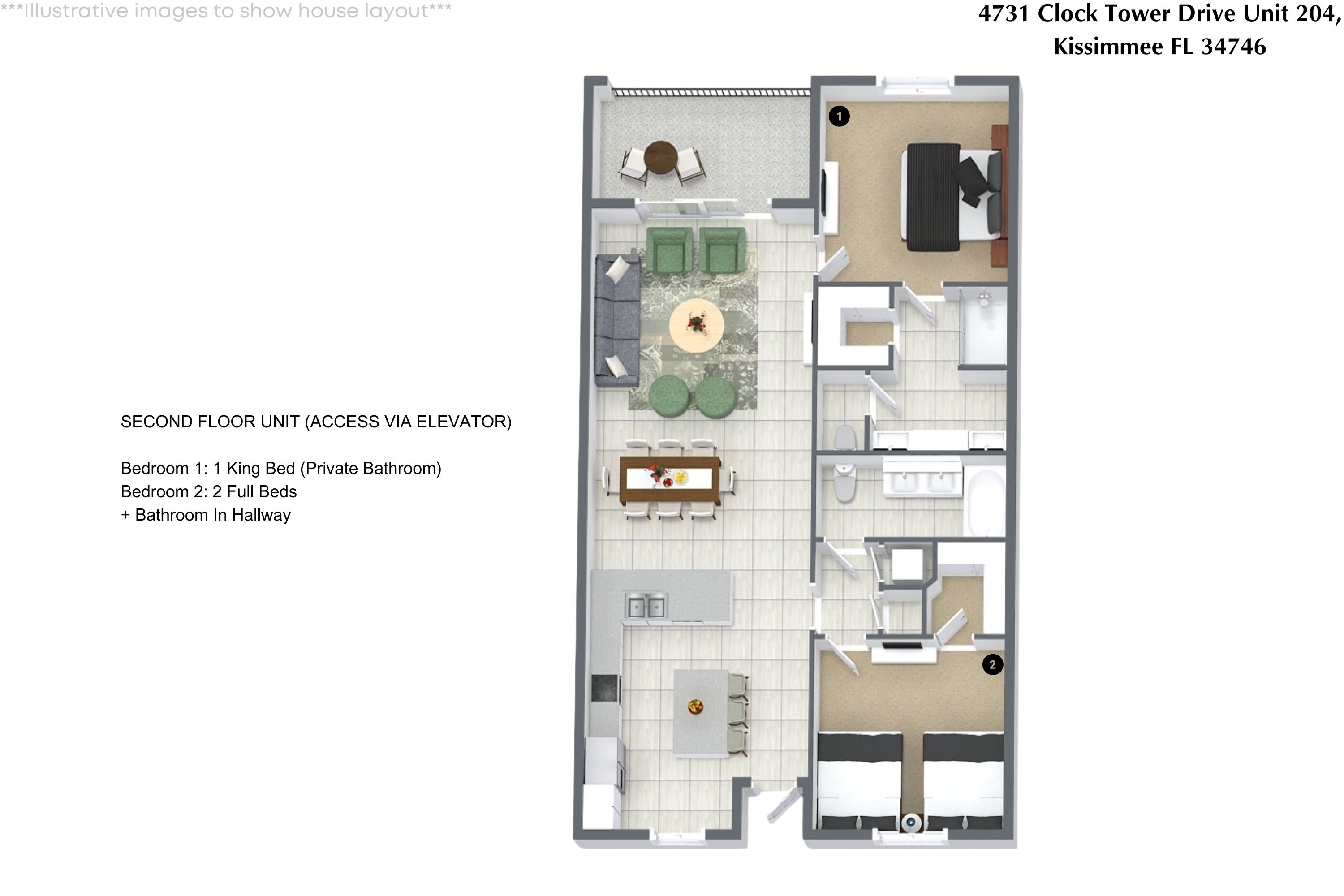 2 bedroom vacation apartment at Storey Lake - Image 26