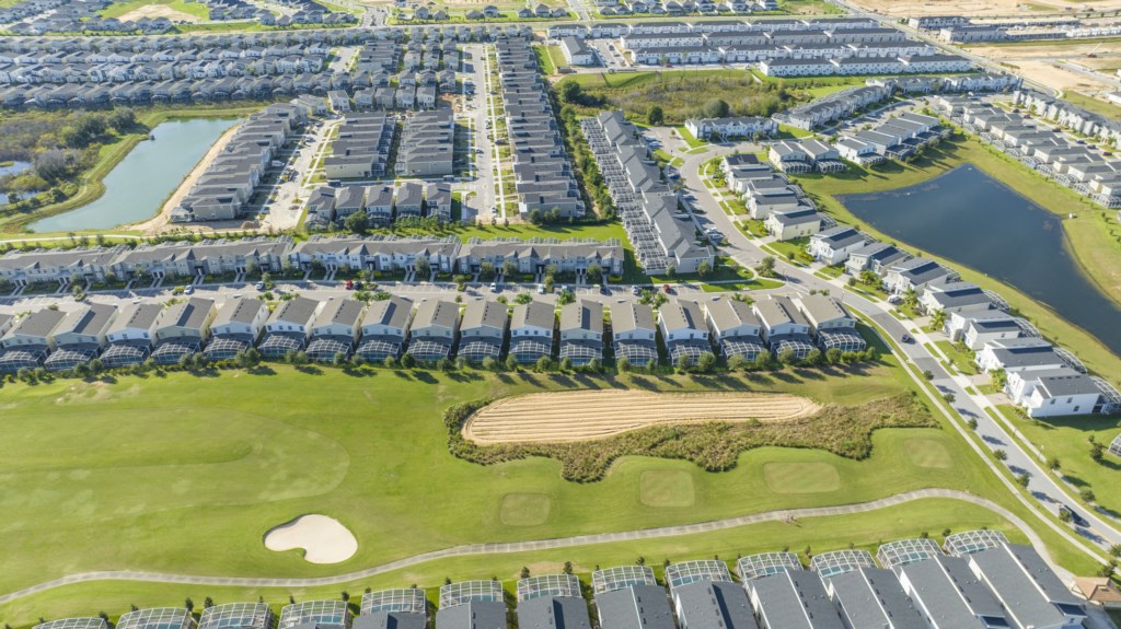 Golf Course behind the home