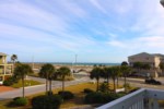 Beautiful Gulf of Mexico views from the third floor balcony.
