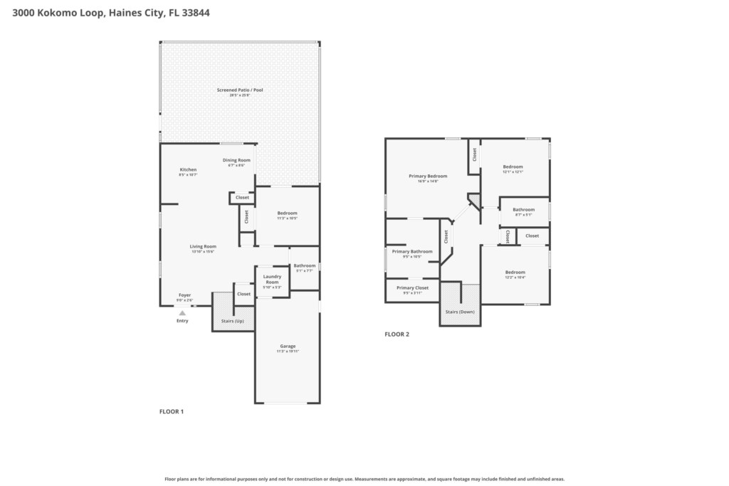 Floor Plan of the Villa