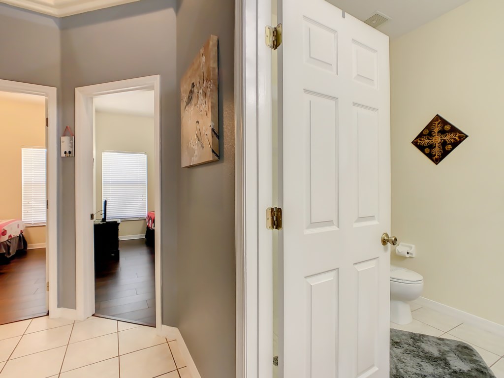 Hallway Showing Bedrooms & Bathroom