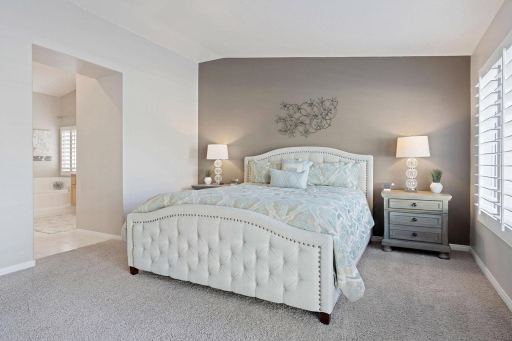 Your master suite awaits! 