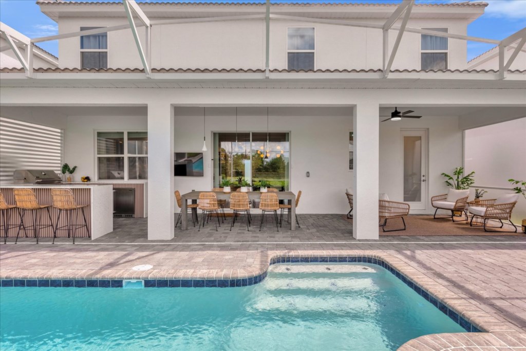9 bedroom vacation house at Champions Gate - Image 61