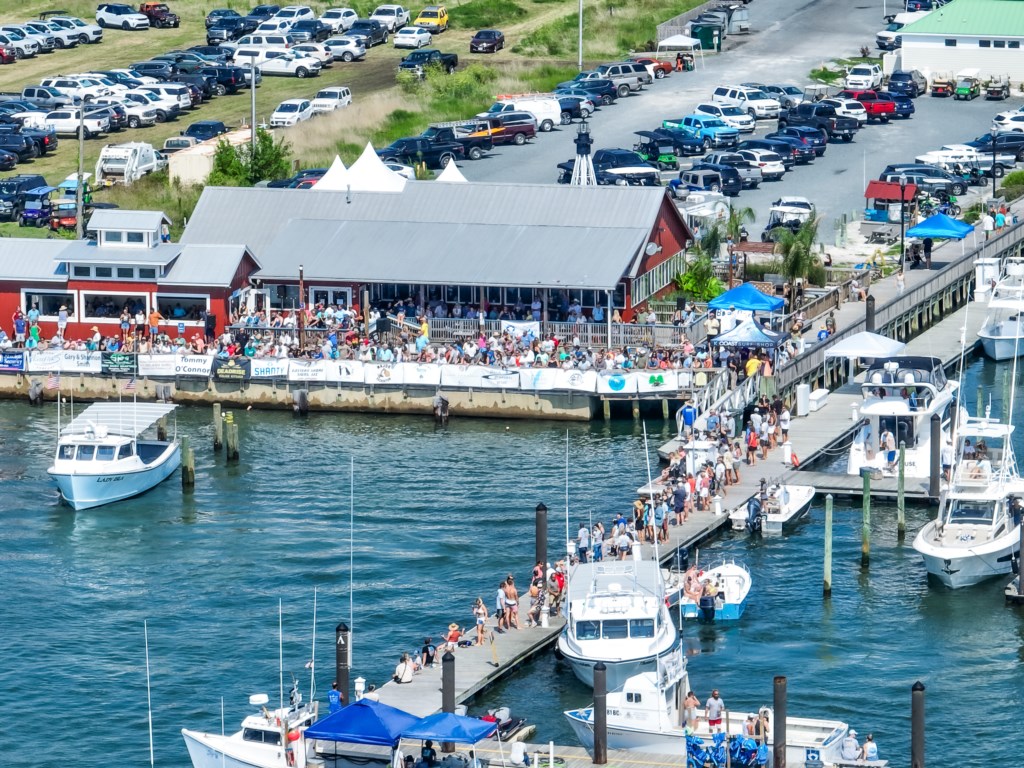 Enjoy the many events happening during the summer season. This was a boat docking contest which drew over 500 visiters