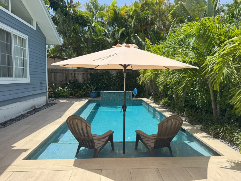 Pool cleaned every Friday