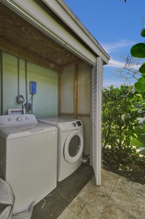Laundry Room located in Outside shed