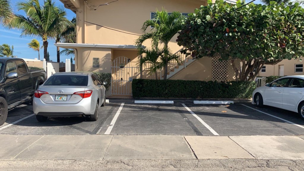 Unassigned parking directly in front of gate.JPG