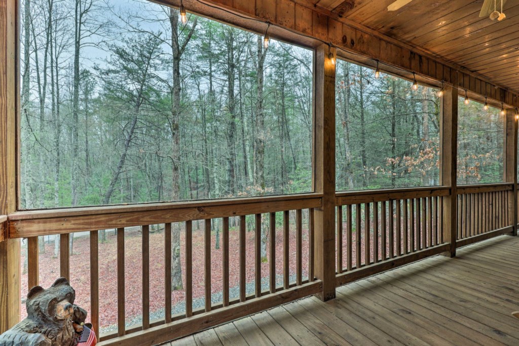 screened in back porch