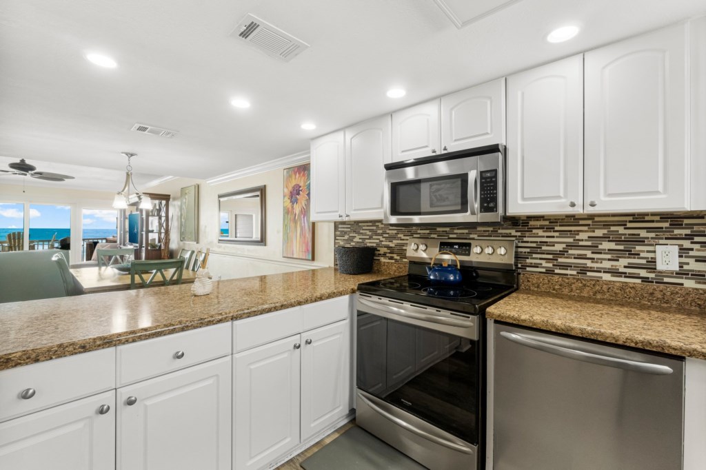 Stocked Kitchen With Modern Amenities On 2nd Floor