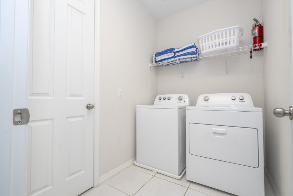 In-unit washer and dryer