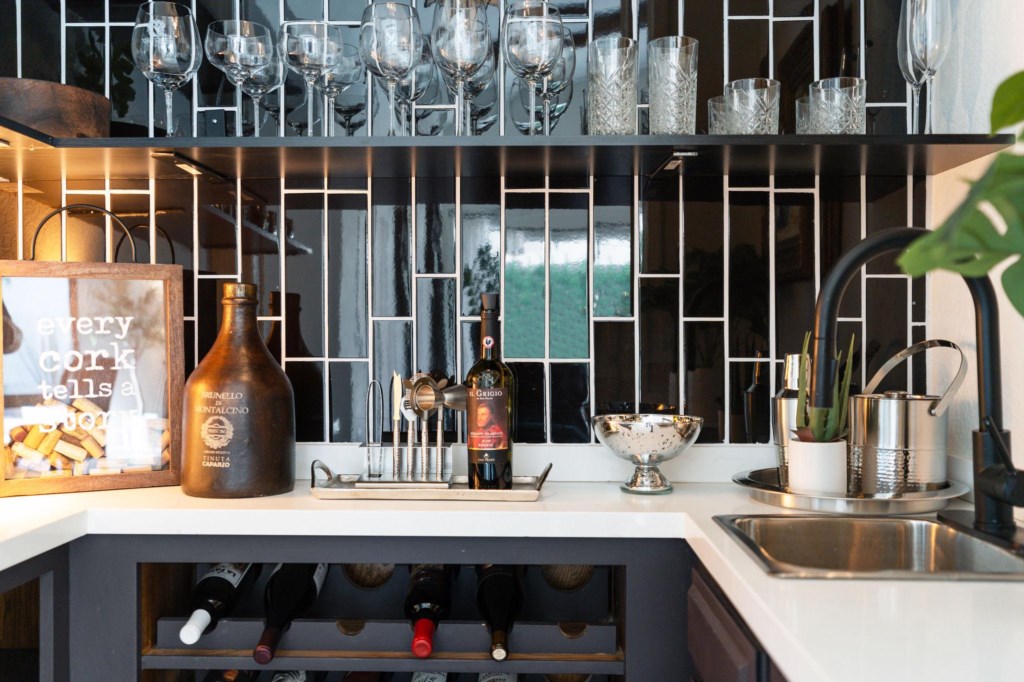 Unwind in style at this mini bar