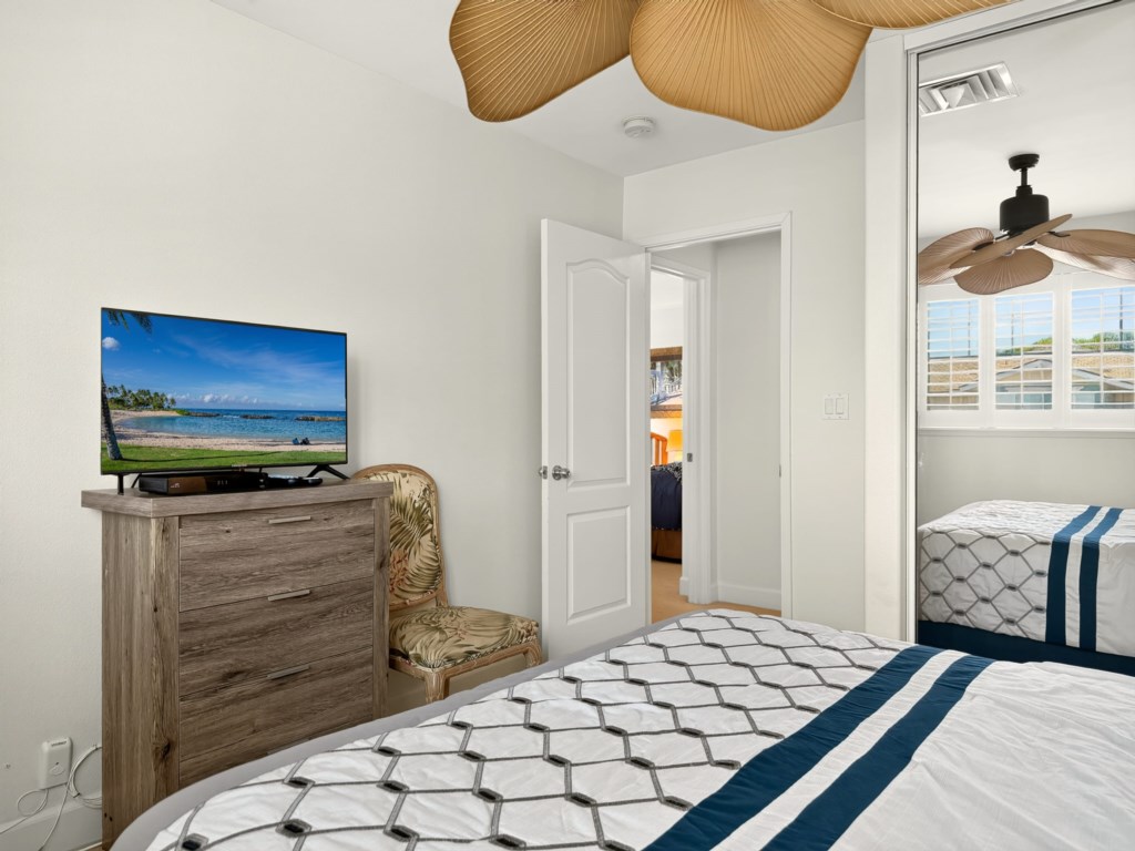 Bedroom 2 with Queen Bed and Smart TV