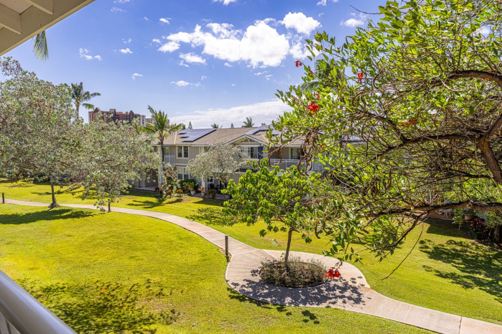 View of Ko Olina Kai Walkway from Lanai