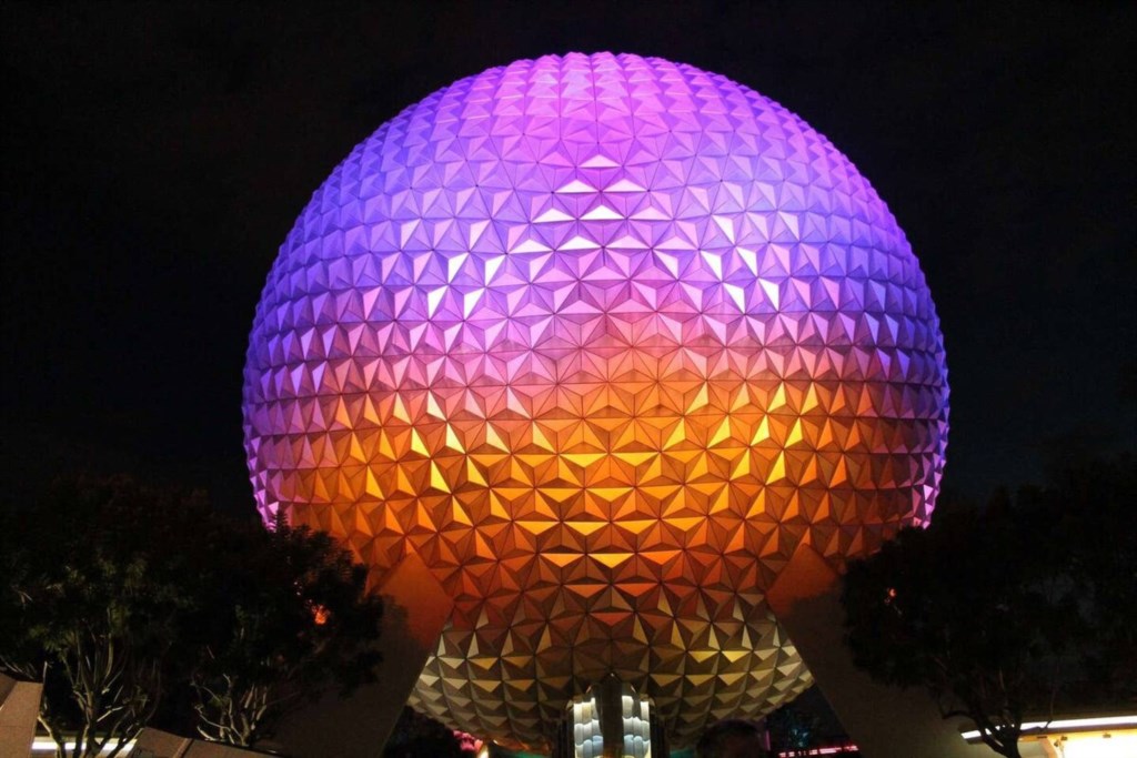 Epcot in Orlando welcomes you to learn about different cultures through food, rides and shopping.