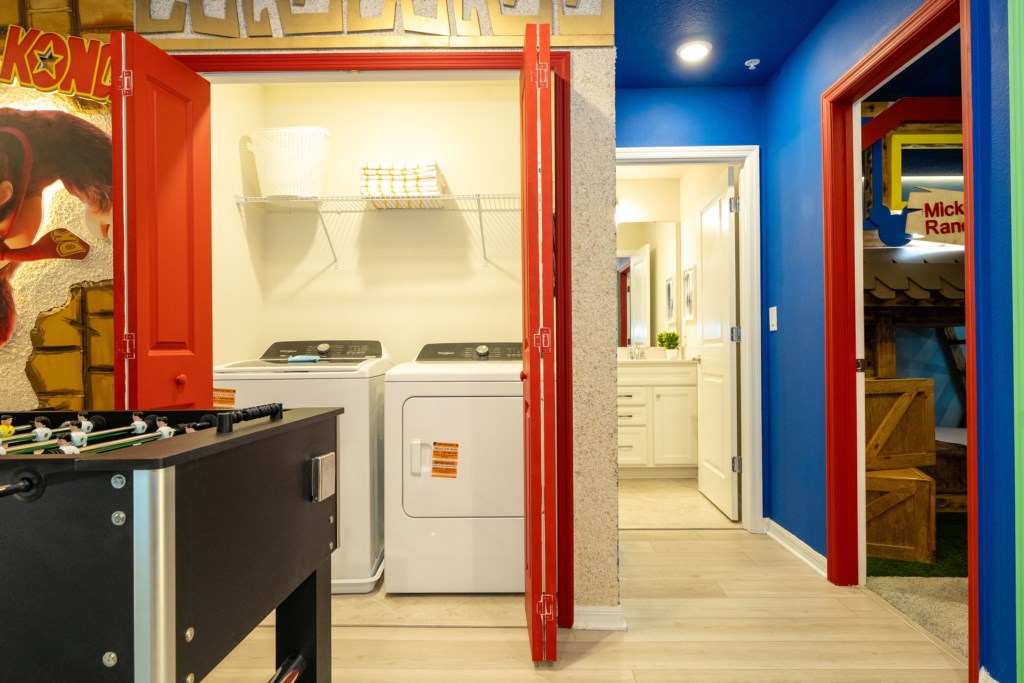 In-unit washer and dryer