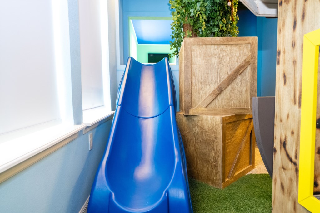 Mickey's Ranch themed bedroom w/ slide (passage through the Toy Story Bedroom)