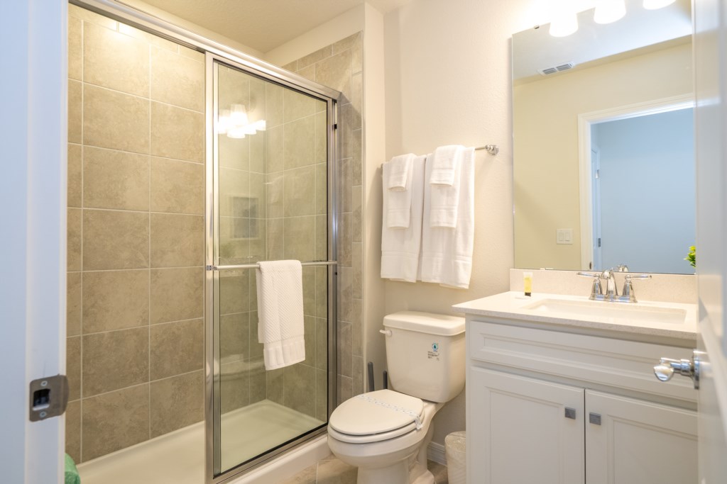 Guest bedroom bathroom