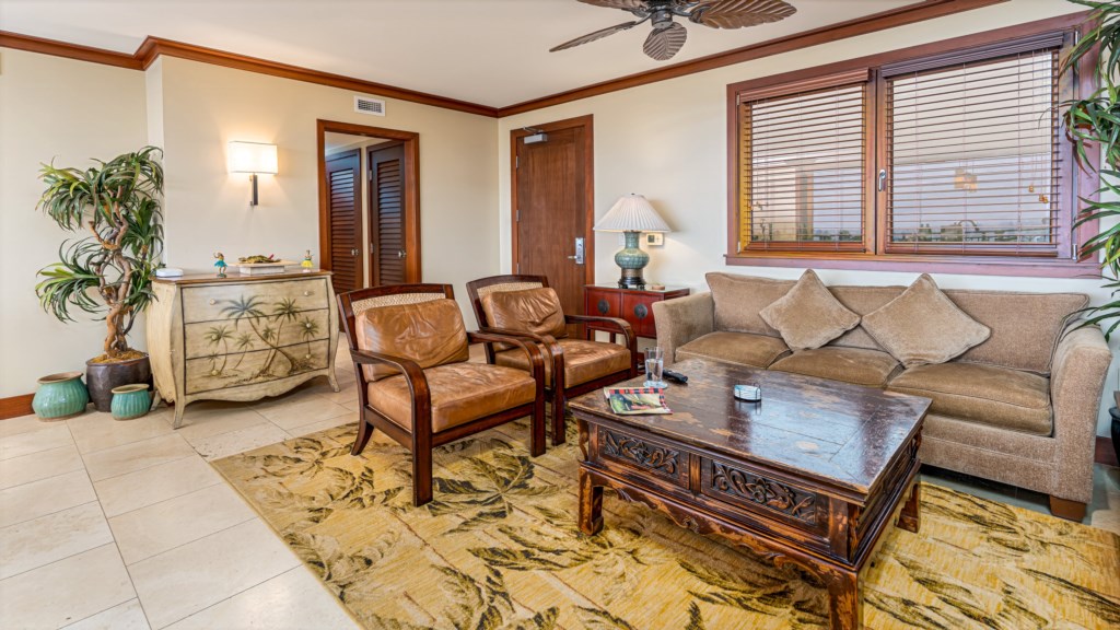 Comfortable living area.