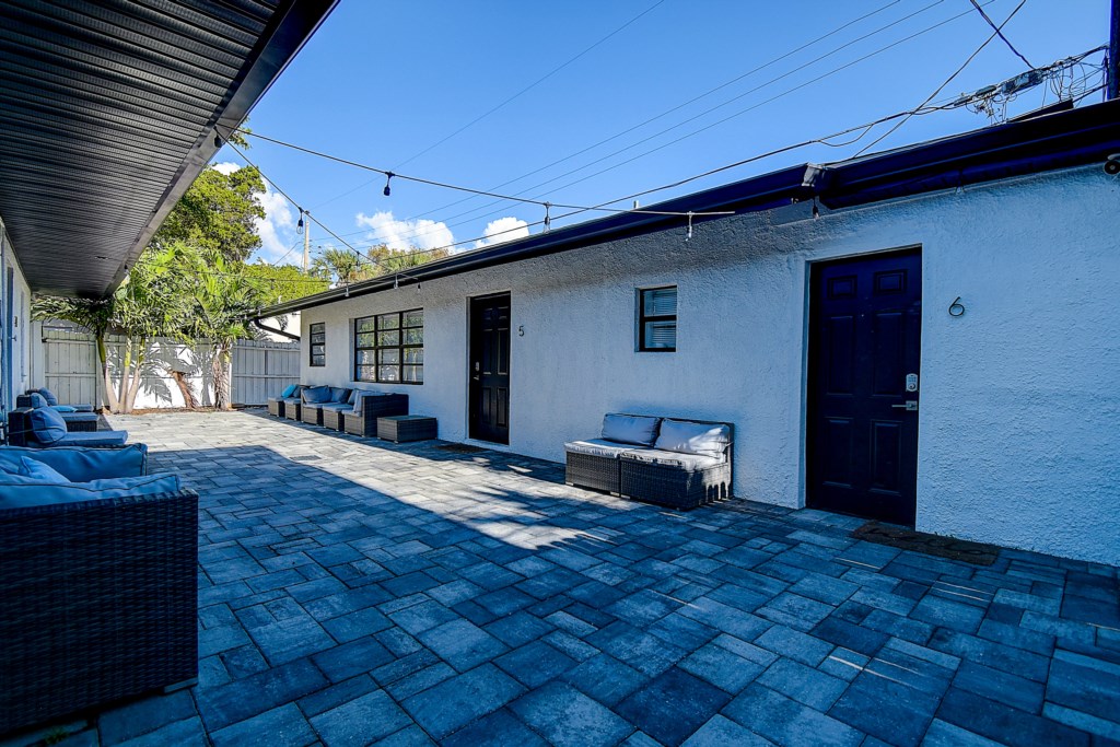 Backyard Seating Area at Lujo of Madeira